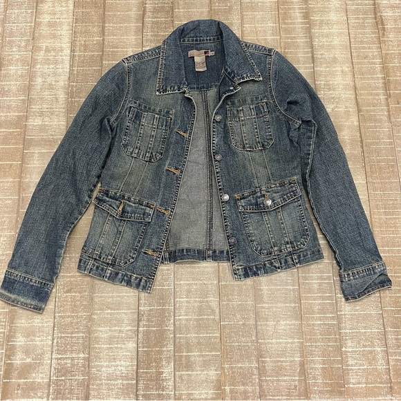 Forever 21 Jackets & Blazers - Forever 21 Vintage Stylish Blue Denim Jacket
